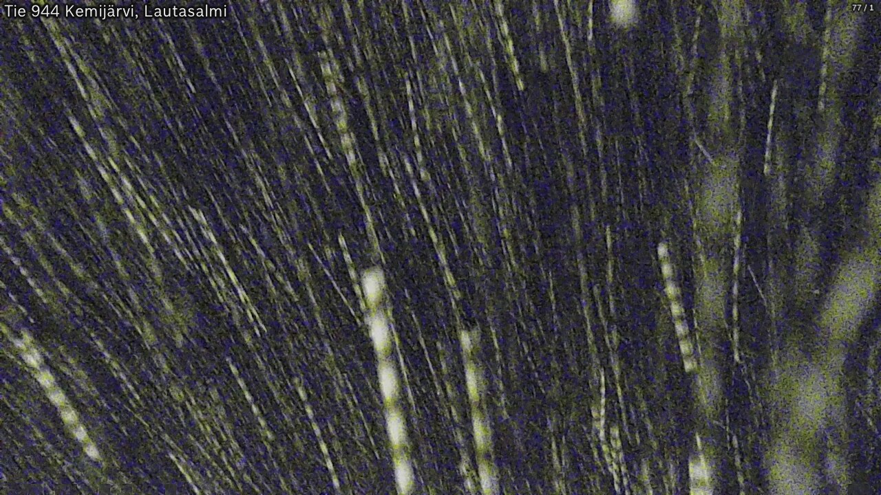 Weather Camera Image Väg 944 Kemijärvi, Lautasalmi, Kemijärvi, Lappi