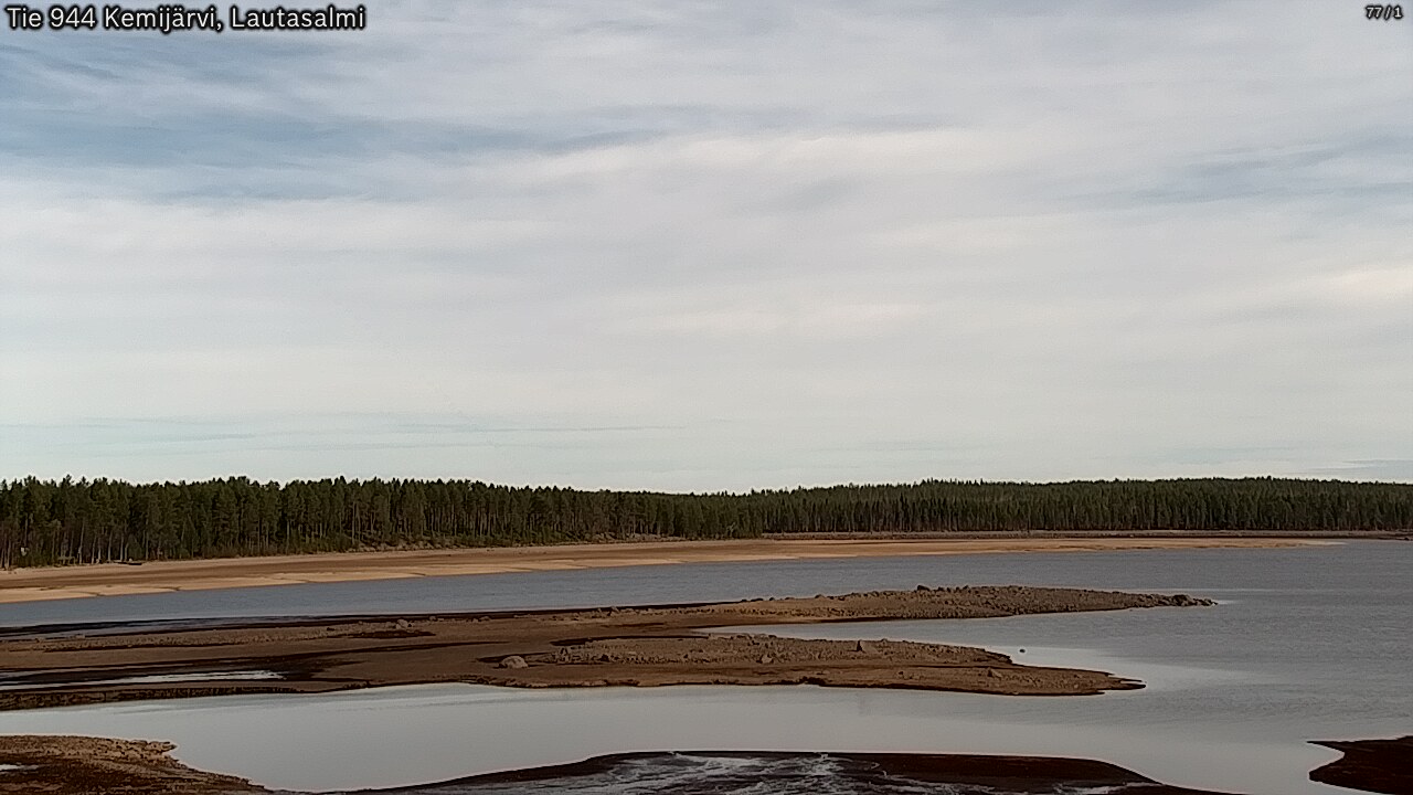 Weather Camera Image Väg 944 Kemijärvi, Lautasalmi, Kemijärvi, Lappi