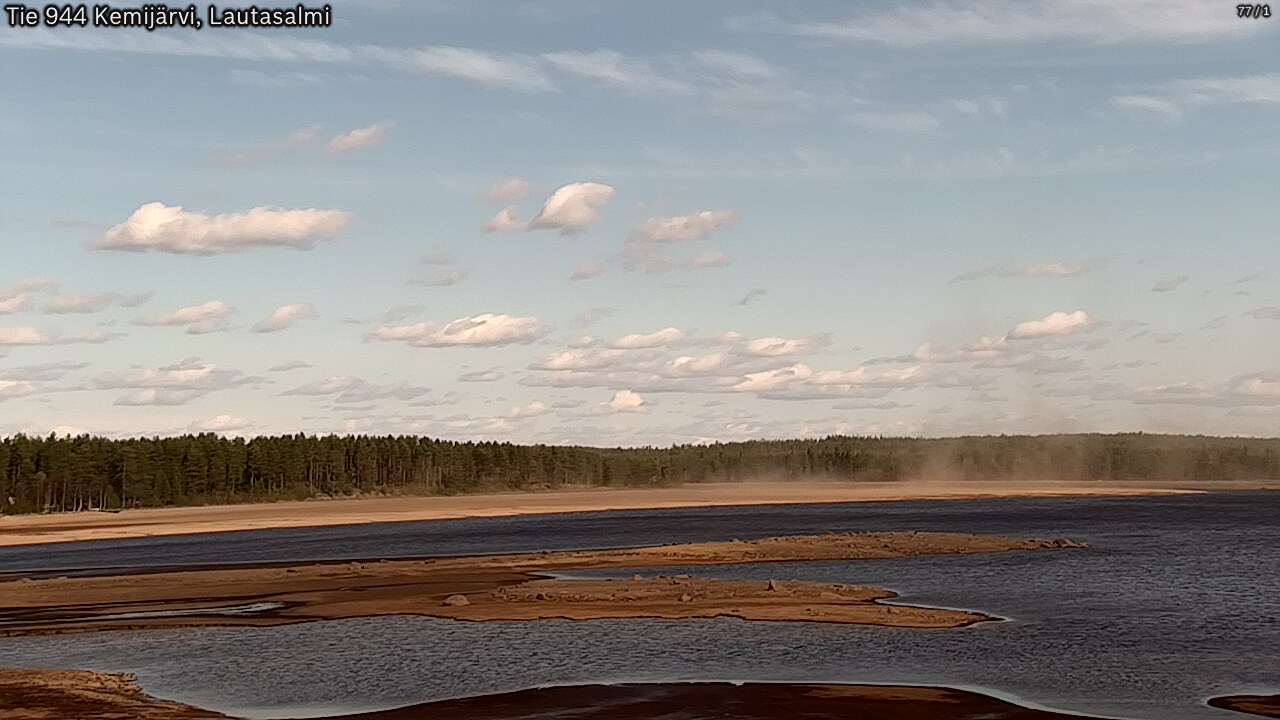 Weather Camera Image Road 944 Kemijärvi, Lautasalmi, Kemijärvi, Lappi