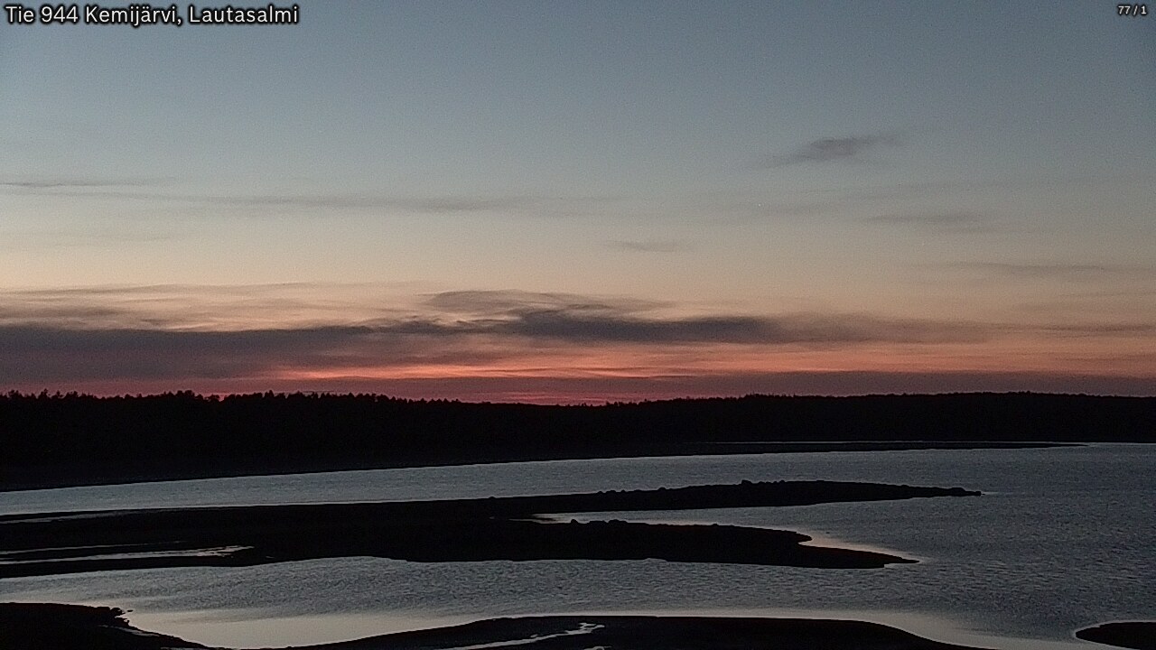 Weather Camera Image Väg 944 Kemijärvi, Lautasalmi, Kemijärvi, Lappi