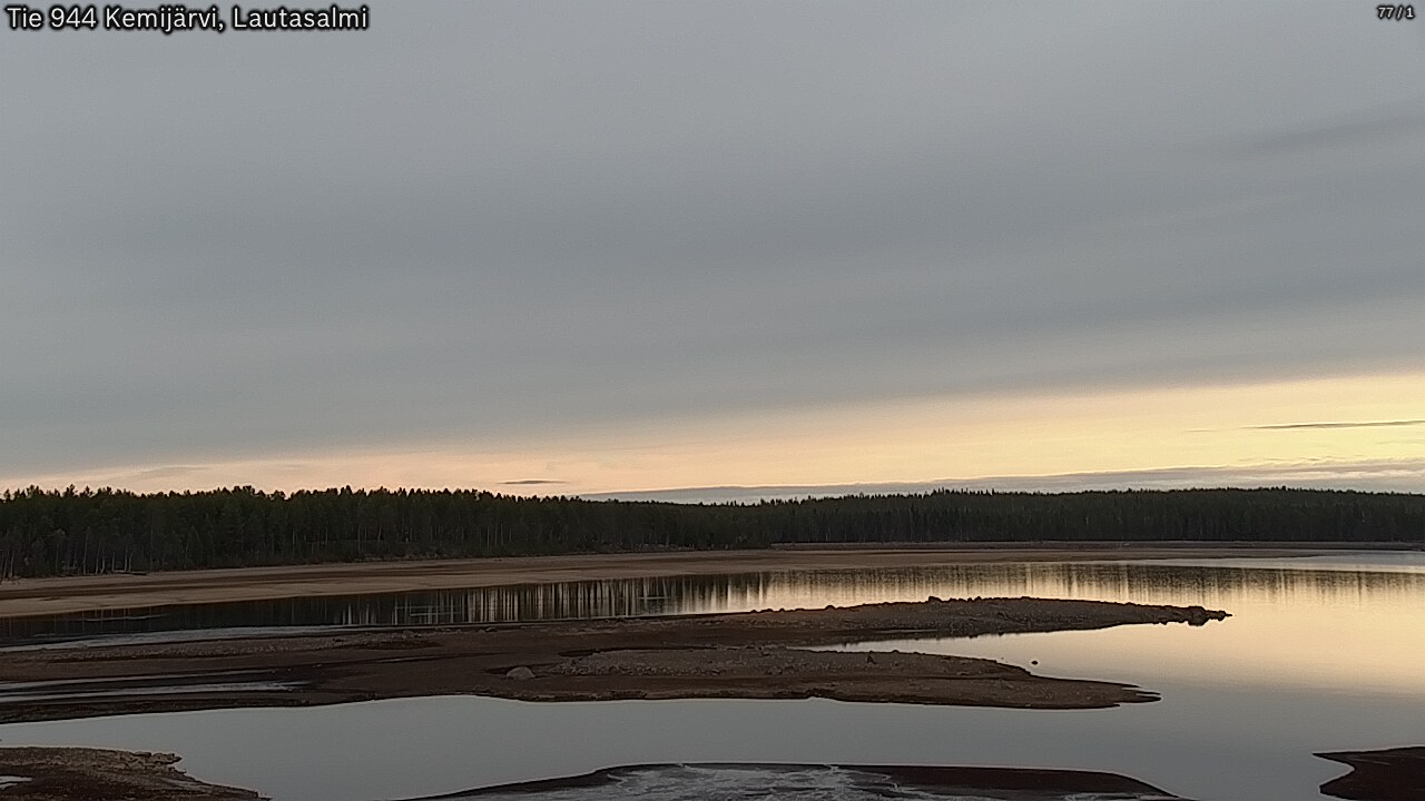 Weather Camera Image Väg 944 Kemijärvi, Lautasalmi, Kemijärvi, Lappi