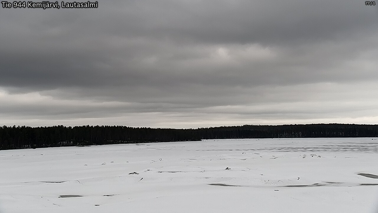 Weather Camera Image Väg 944 Kemijärvi, Lautasalmi, Kemijärvi, Lappi