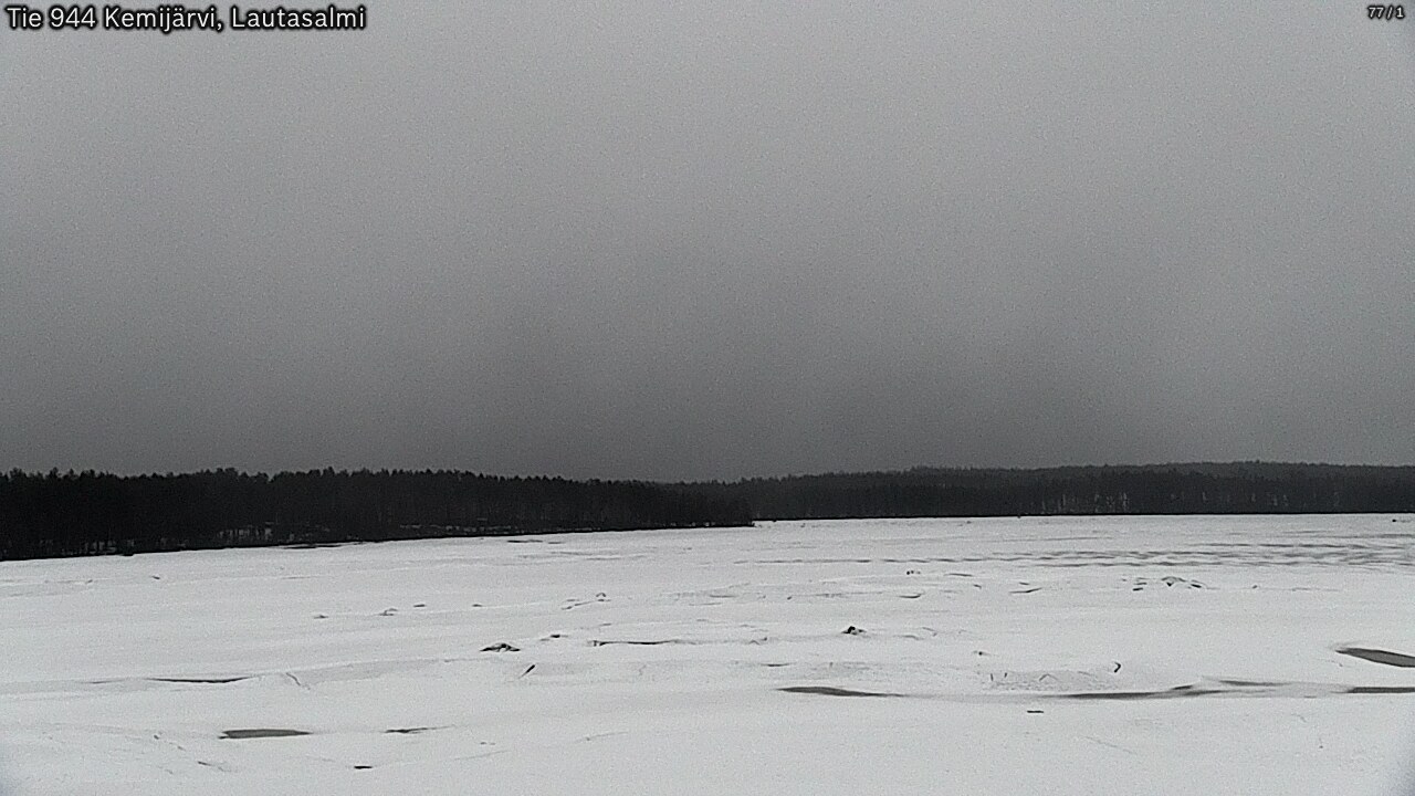 Weather Camera Image Road 944 Kemijärvi, Lautasalmi, Kemijärvi, Lappi