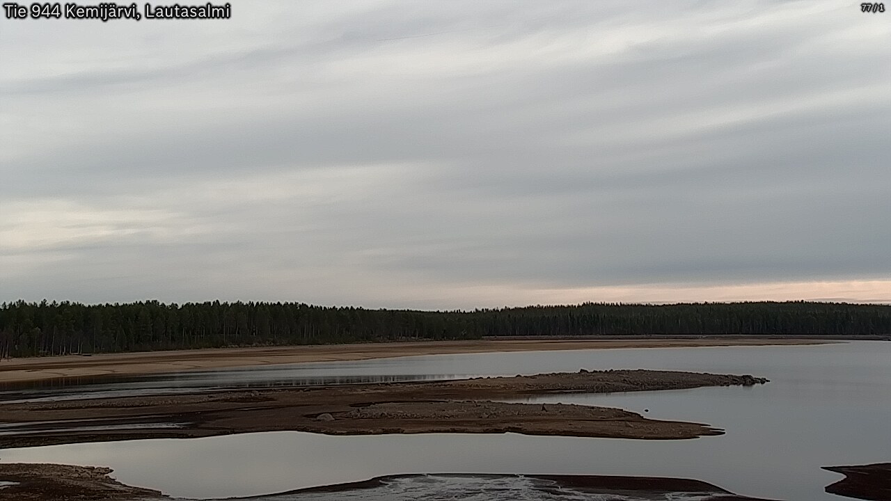 Weather Camera Image Väg 944 Kemijärvi, Lautasalmi, Kemijärvi, Lappi