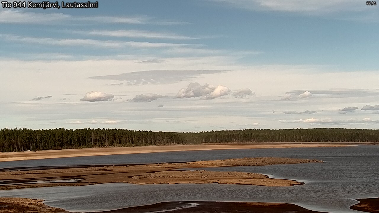 Weather Camera Image Väg 944 Kemijärvi, Lautasalmi, Kemijärvi, Lappi