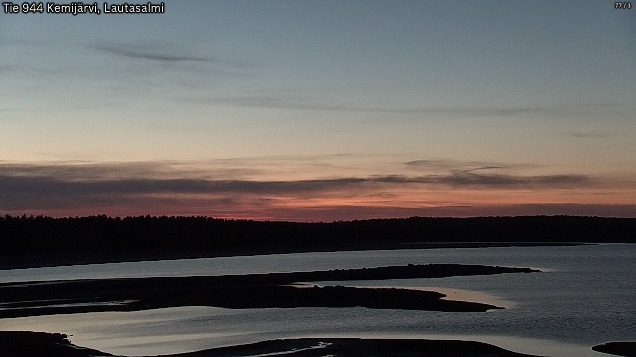 Weather Camera Image Väg 944 Kemijärvi, Lautasalmi, Kemijärvi, Lappi