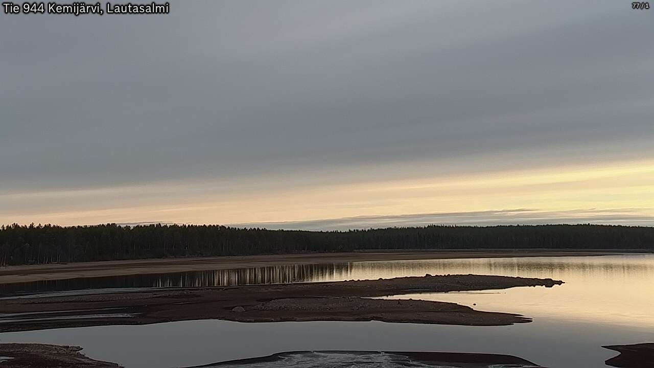 Weather Camera Image Väg 944 Kemijärvi, Lautasalmi, Kemijärvi, Lappi