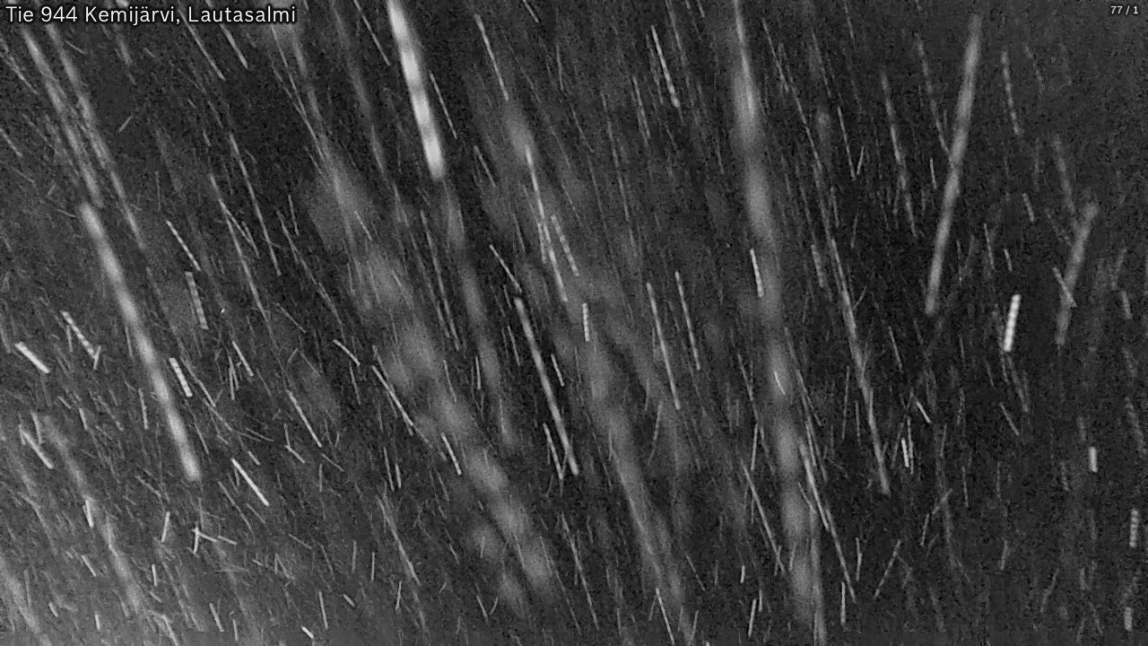 Weather Camera Image Väg 944 Kemijärvi, Lautasalmi, Kemijärvi, Lappi