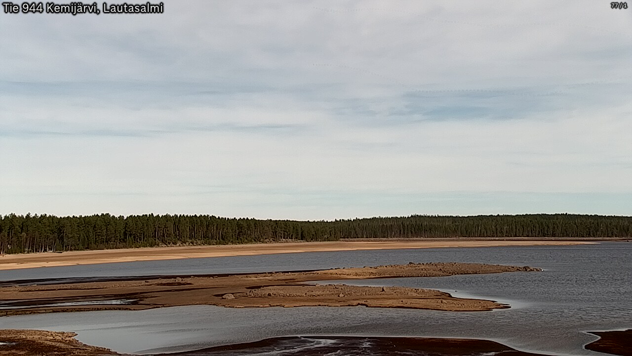 Weather Camera Image Väg 944 Kemijärvi, Lautasalmi, Kemijärvi, Lappi