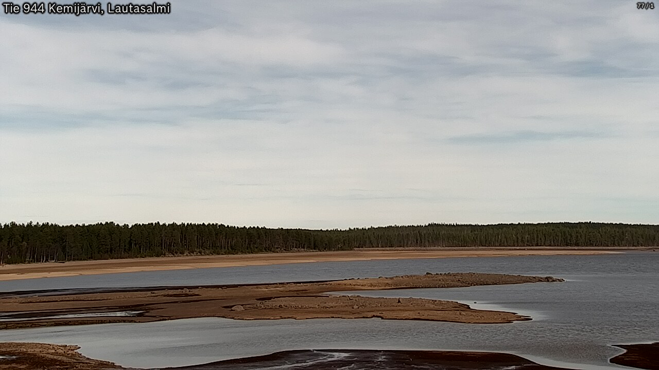 Weather Camera Image Väg 944 Kemijärvi, Lautasalmi, Kemijärvi, Lappi
