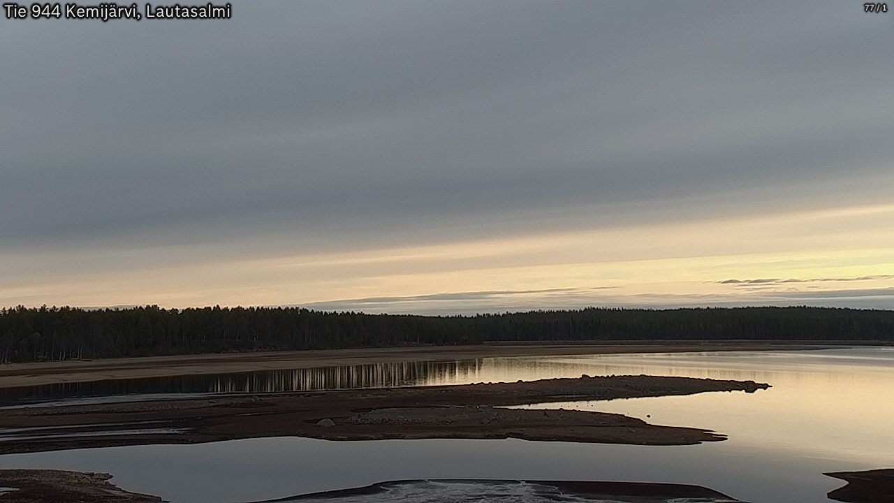 Weather Camera Image Väg 944 Kemijärvi, Lautasalmi, Kemijärvi, Lappi
