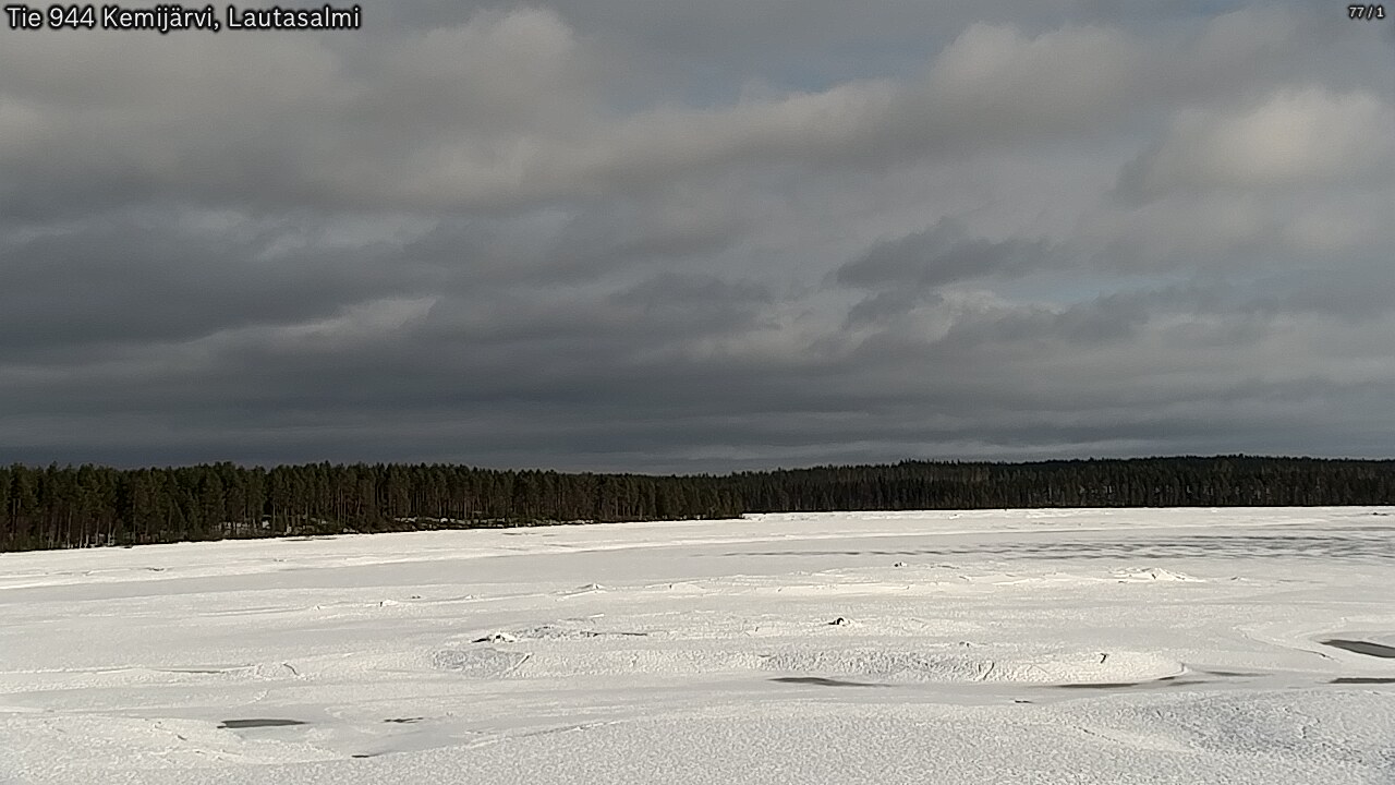 Weather Camera Image Road 944 Kemijärvi, Lautasalmi, Kemijärvi, Lappi