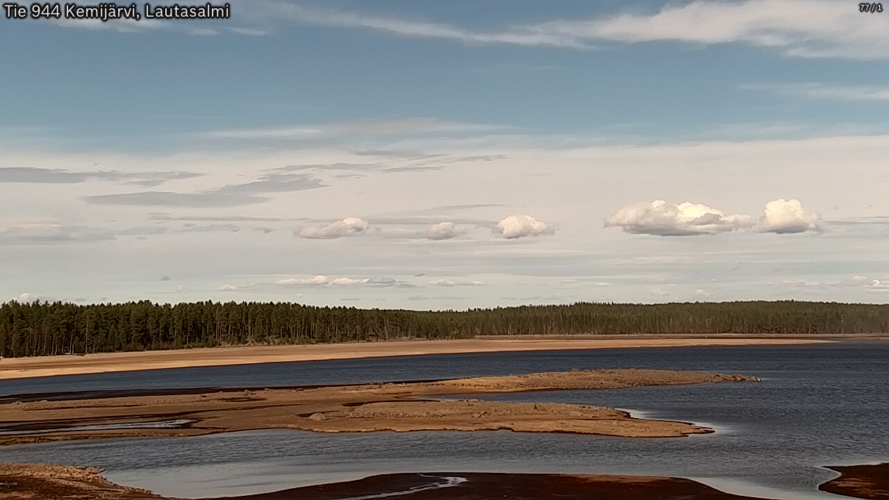Weather Camera Image Väg 944 Kemijärvi, Lautasalmi, Kemijärvi, Lappi