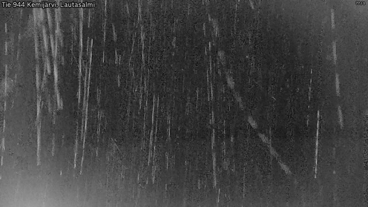 Weather Camera Image Väg 944 Kemijärvi, Lautasalmi, Kemijärvi, Lappi