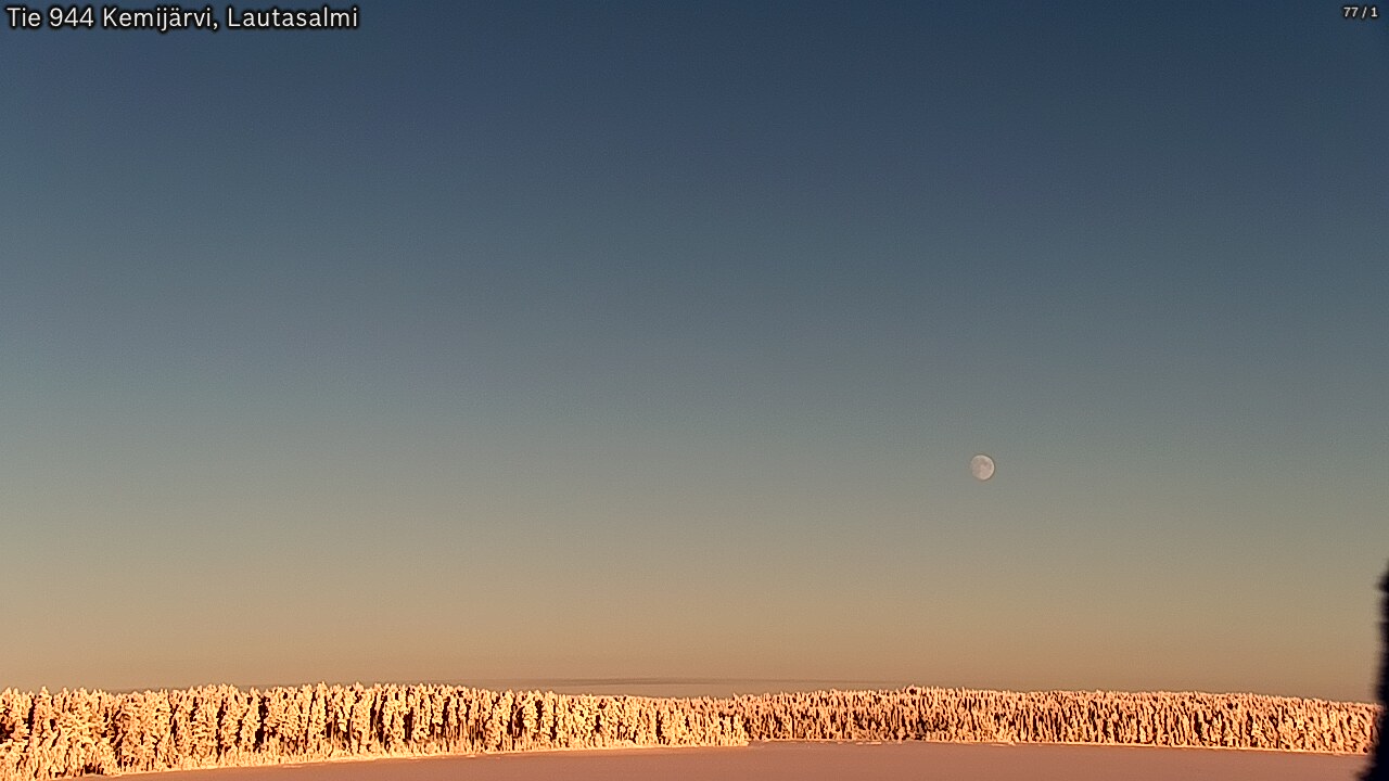 Weather Camera Image Road 944 Kemijärvi, Lautasalmi, Kemijärvi, Lappi