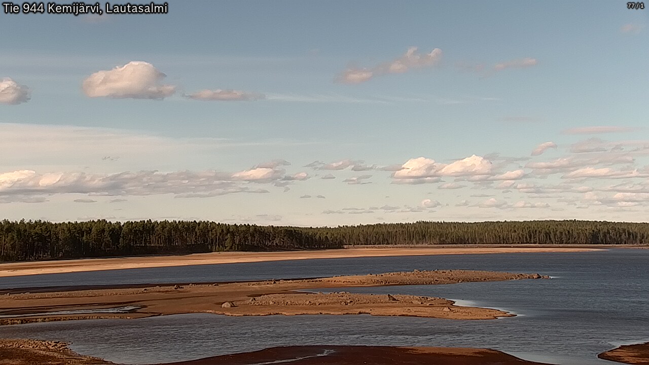 Weather Camera Image Väg 944 Kemijärvi, Lautasalmi, Kemijärvi, Lappi