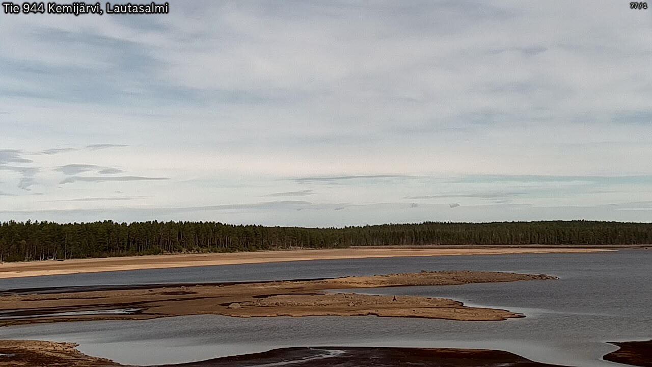 Weather Camera Image Väg 944 Kemijärvi, Lautasalmi, Kemijärvi, Lappi
