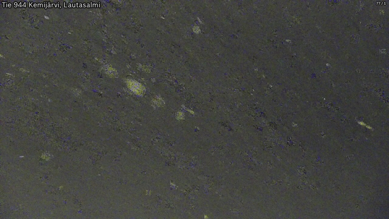 Weather Camera Image Väg 944 Kemijärvi, Lautasalmi, Kemijärvi, Lappi