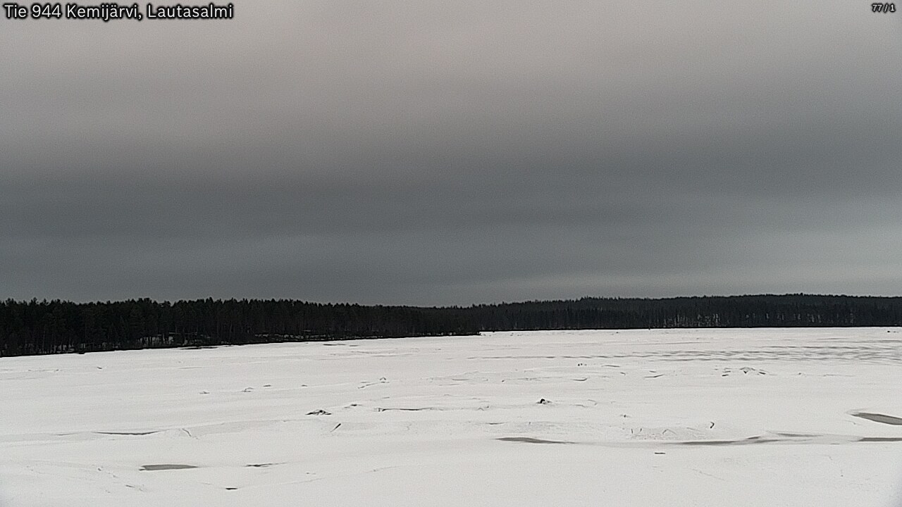 Weather Camera Image Road 944 Kemijärvi, Lautasalmi, Kemijärvi, Lappi