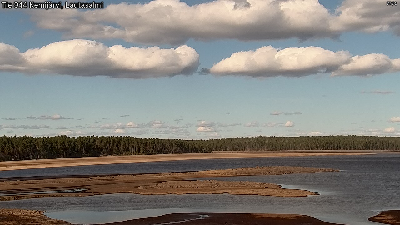 Weather Camera Image Väg 944 Kemijärvi, Lautasalmi, Kemijärvi, Lappi