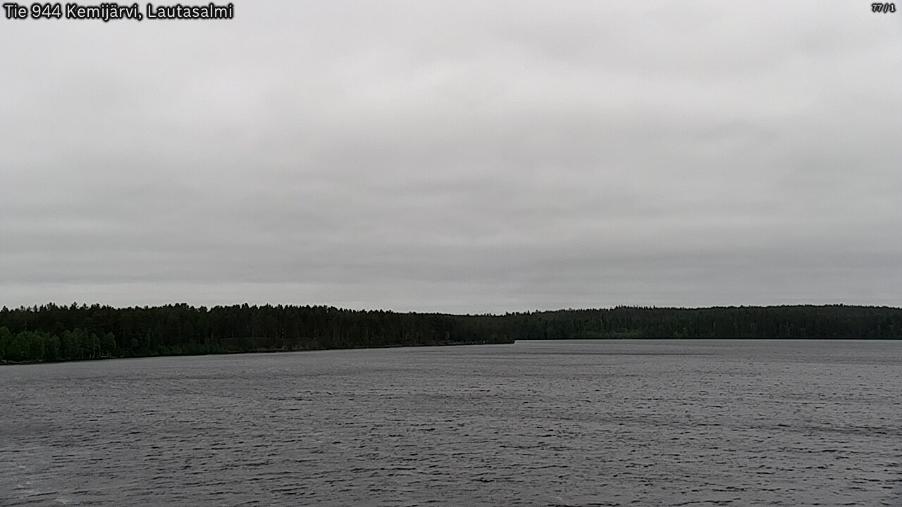Weather Camera Image Väg 944 Kemijärvi, Lautasalmi, Kemijärvi, Lappi
