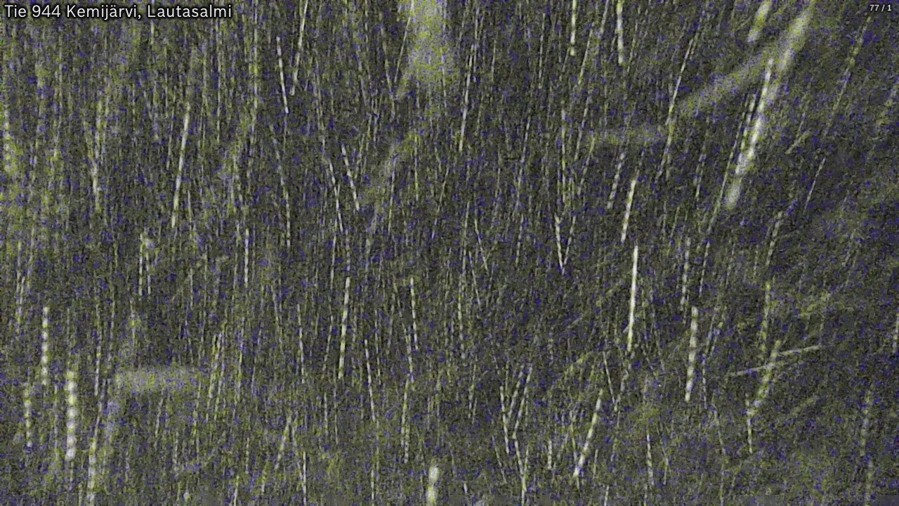 Weather Camera Image Väg 944 Kemijärvi, Lautasalmi, Kemijärvi, Lappi