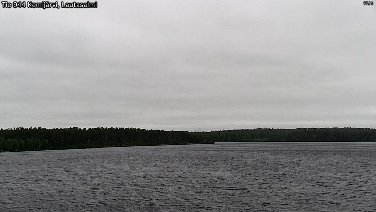 Weather Camera Image Väg 944 Kemijärvi, Lautasalmi, Kemijärvi, Lappi