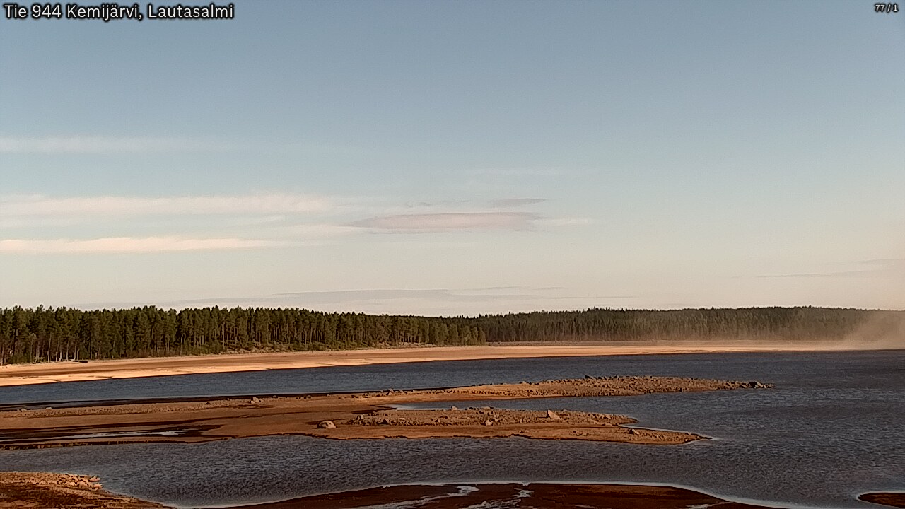 Weather Camera Image Road 944 Kemijärvi, Lautasalmi, Kemijärvi, Lappi