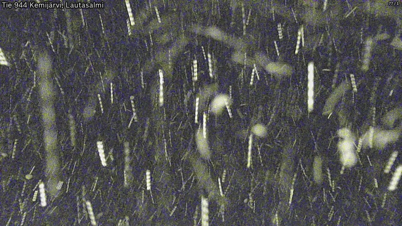 Weather Camera Image Väg 944 Kemijärvi, Lautasalmi, Kemijärvi, Lappi