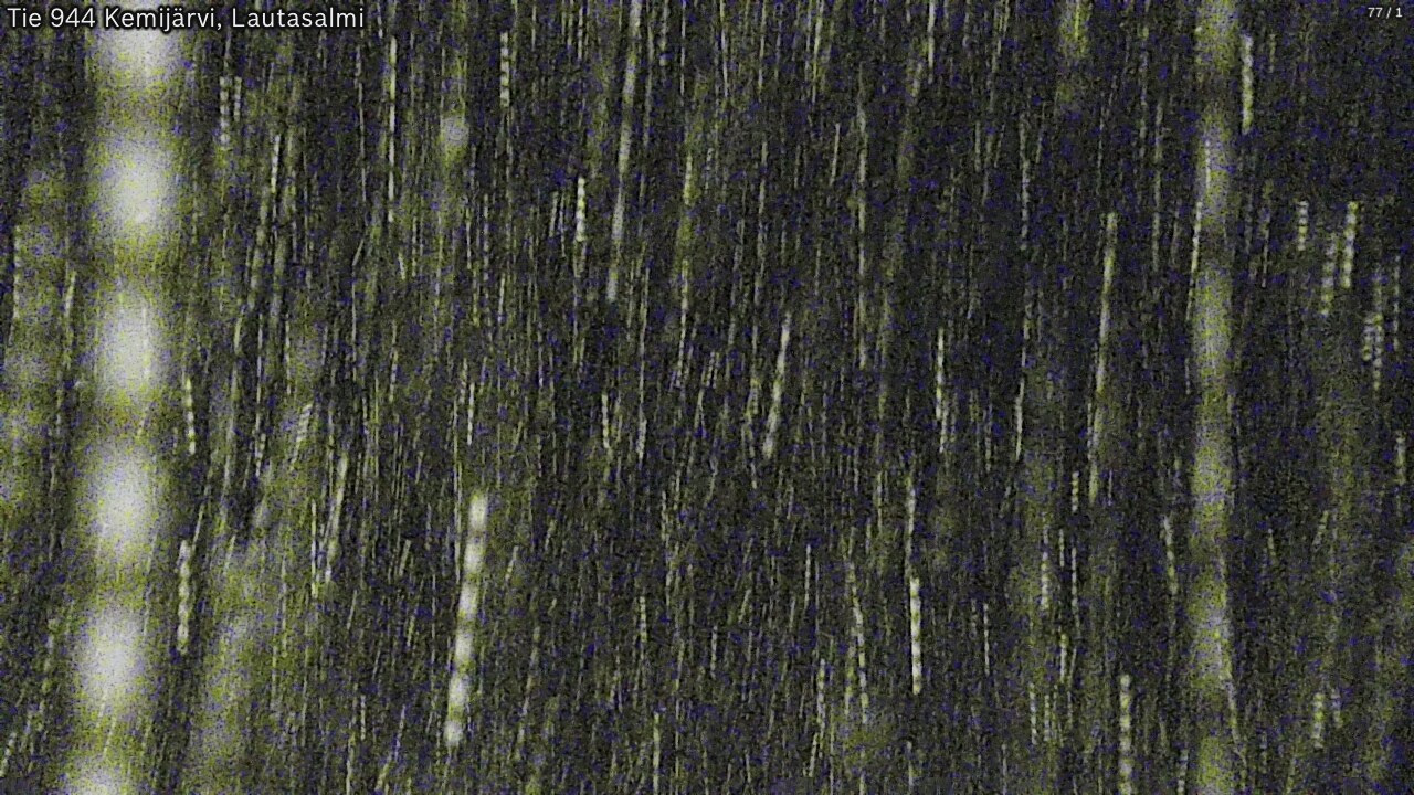 Weather Camera Image Väg 944 Kemijärvi, Lautasalmi, Kemijärvi, Lappi