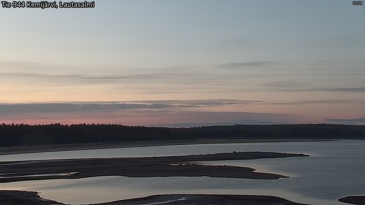 Weather Camera Image Väg 944 Kemijärvi, Lautasalmi, Kemijärvi, Lappi