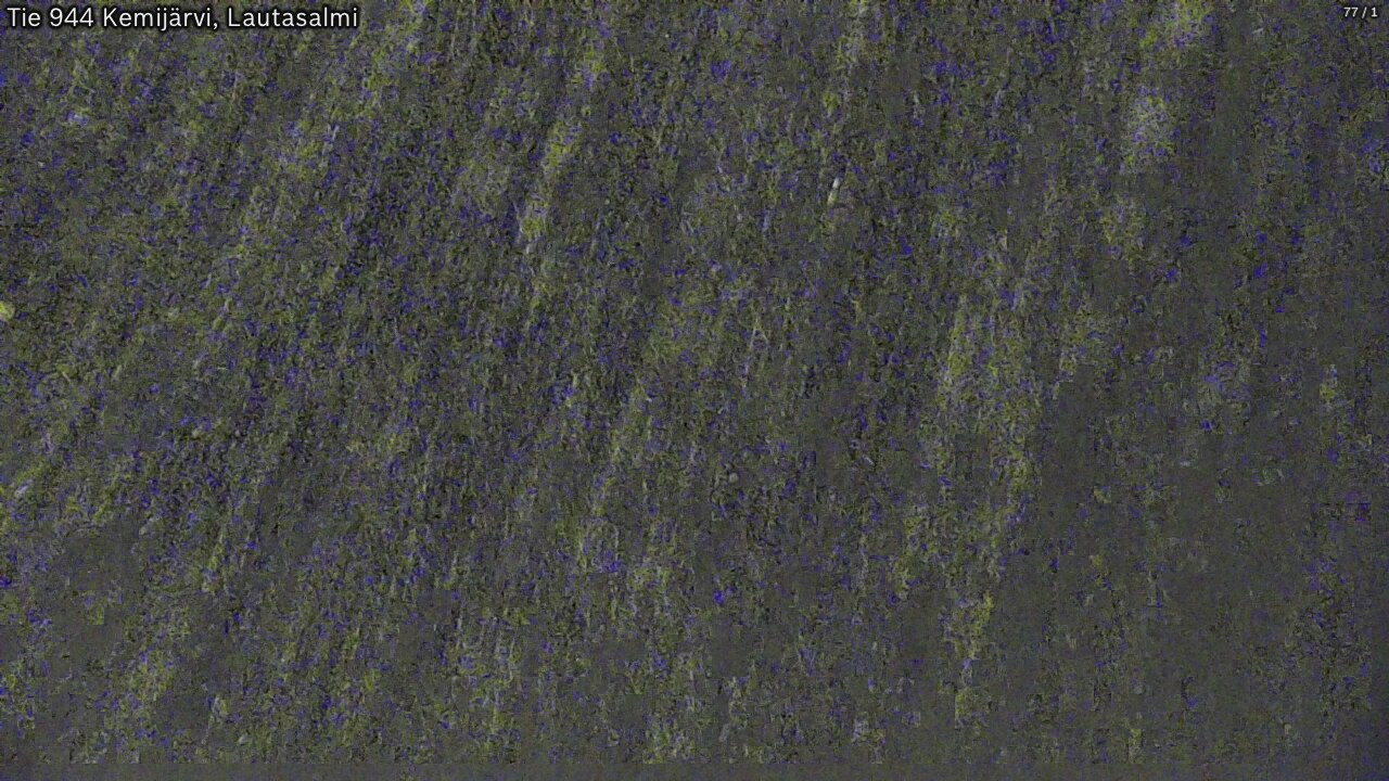 Weather Camera Image Väg 944 Kemijärvi, Lautasalmi, Kemijärvi, Lappi