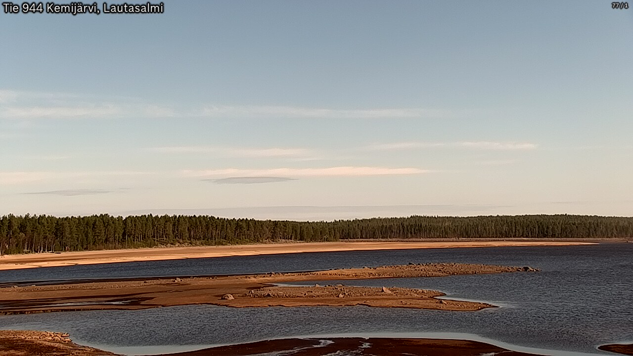 Weather Camera Image Road 944 Kemijärvi, Lautasalmi, Kemijärvi, Lappi