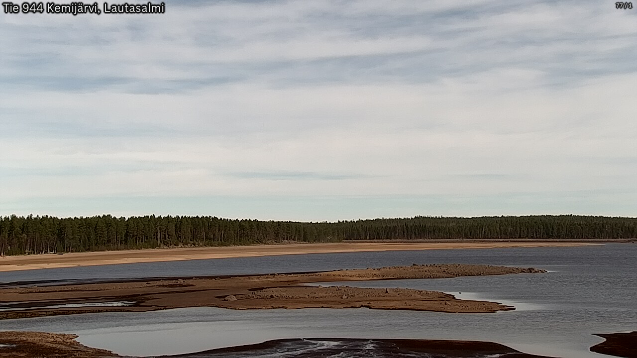 Weather Camera Image Väg 944 Kemijärvi, Lautasalmi, Kemijärvi, Lappi