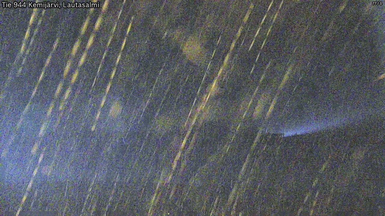 Weather Camera Image Väg 944 Kemijärvi, Lautasalmi, Kemijärvi, Lappi