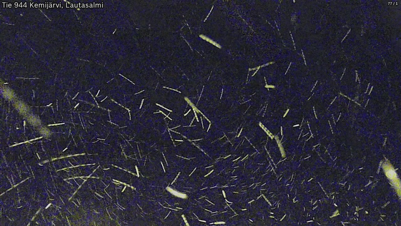 Weather Camera Image Väg 944 Kemijärvi, Lautasalmi, Kemijärvi, Lappi