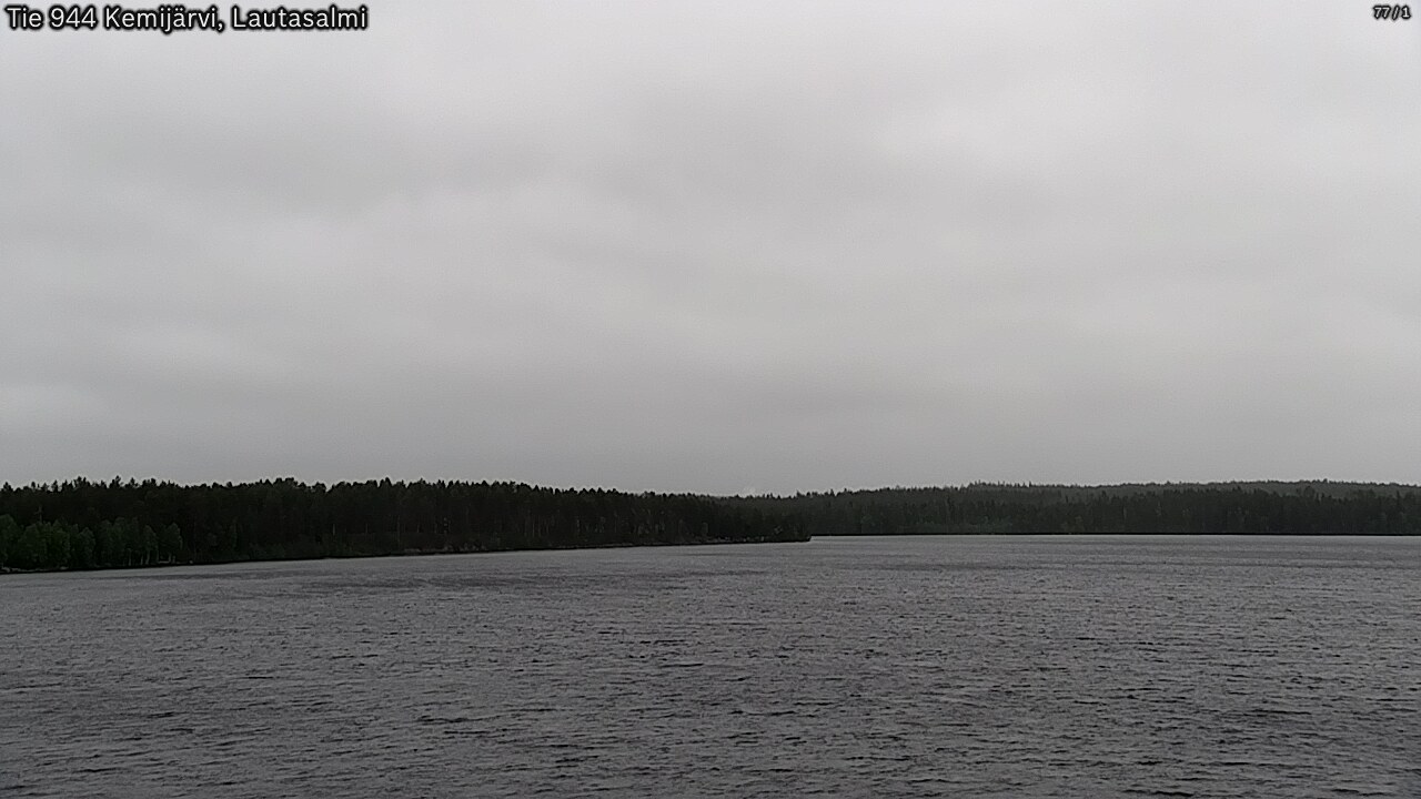 Weather Camera Image Väg 944 Kemijärvi, Lautasalmi, Kemijärvi, Lappi