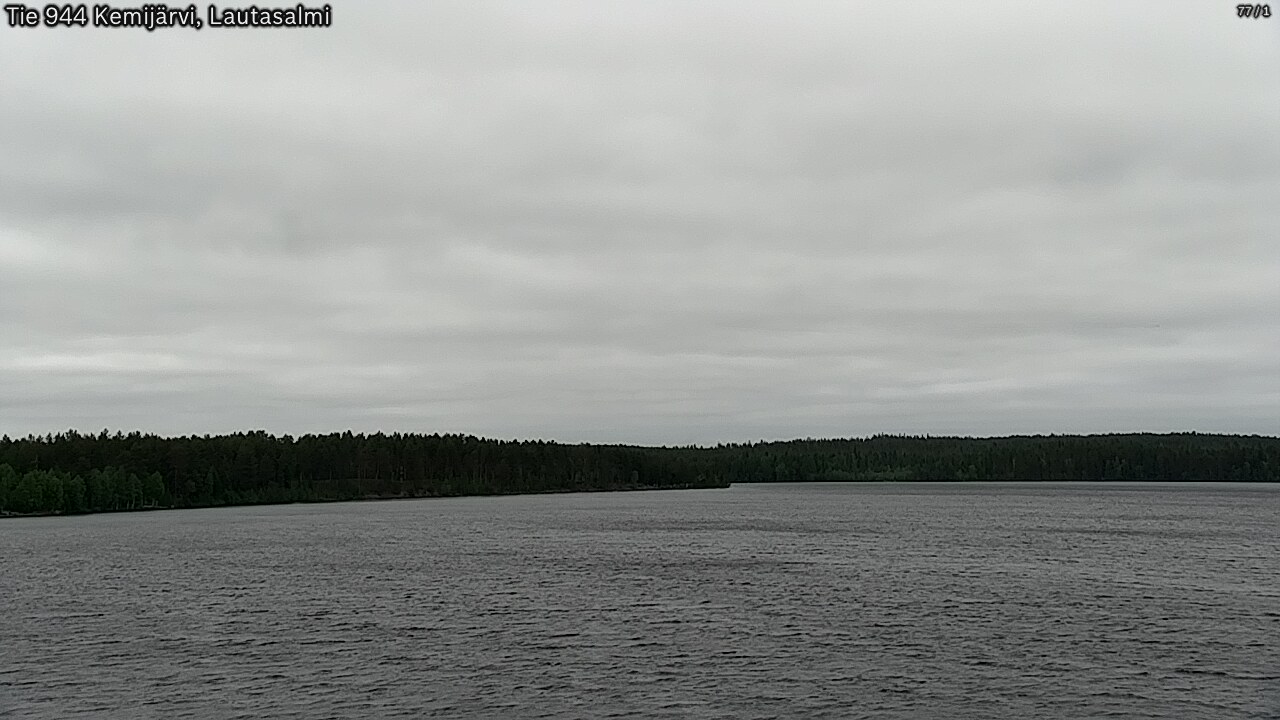 Weather Camera Image Väg 944 Kemijärvi, Lautasalmi, Kemijärvi, Lappi