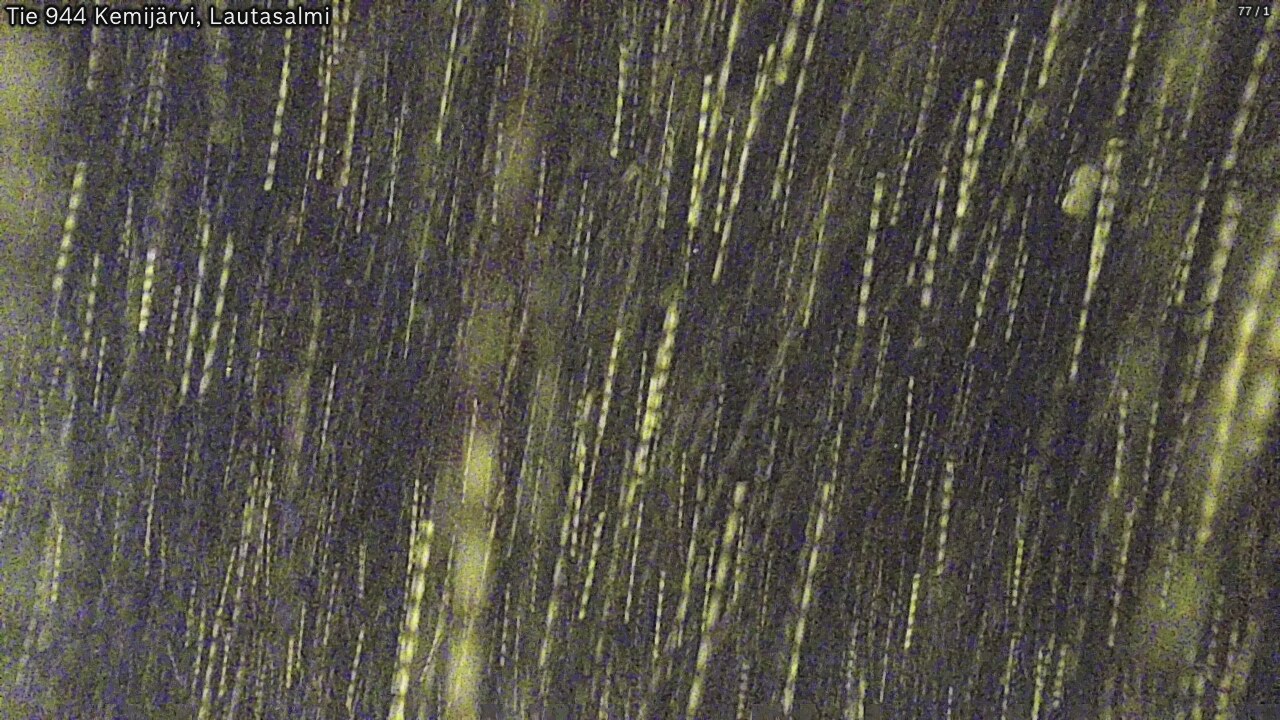 Weather Camera Image Väg 944 Kemijärvi, Lautasalmi, Kemijärvi, Lappi