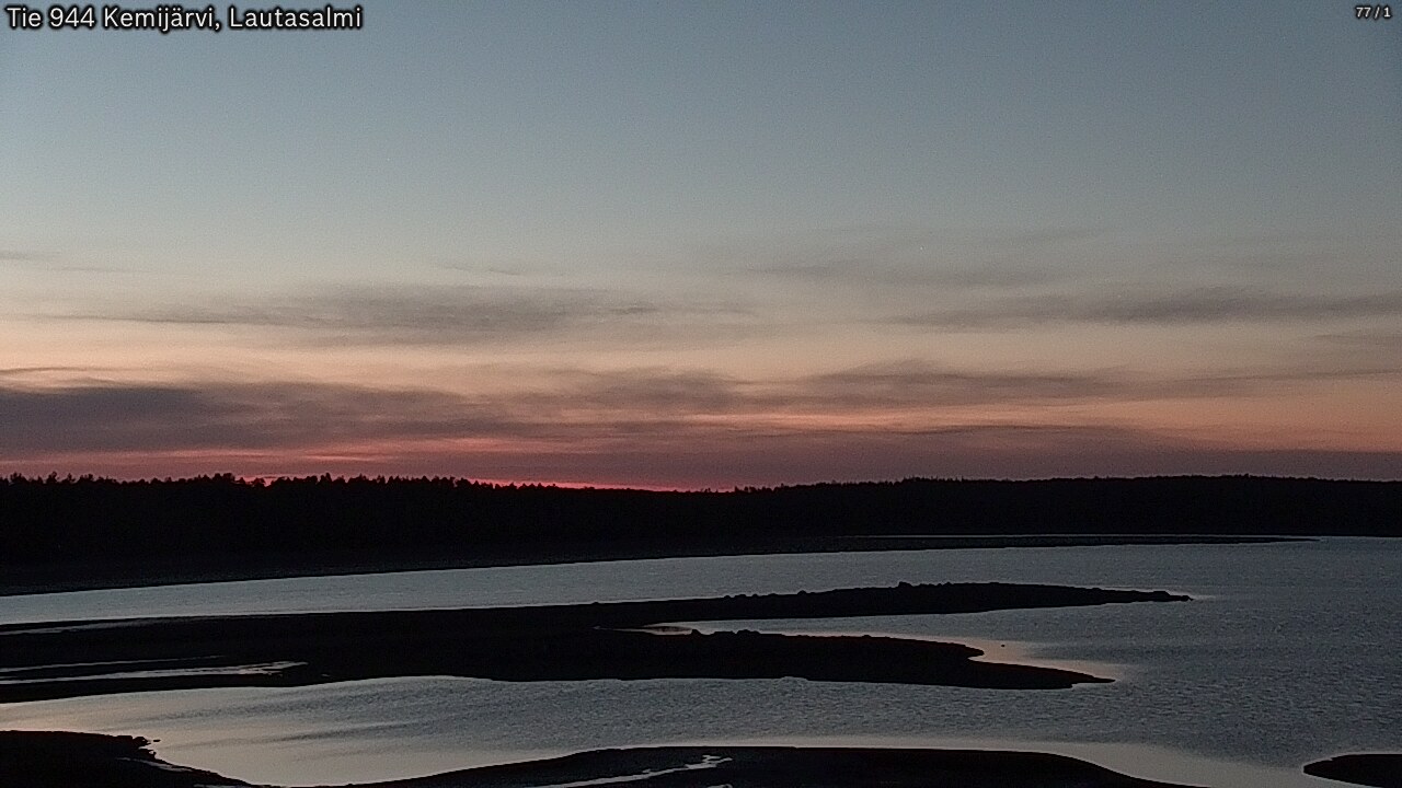 Weather Camera Image Väg 944 Kemijärvi, Lautasalmi, Kemijärvi, Lappi
