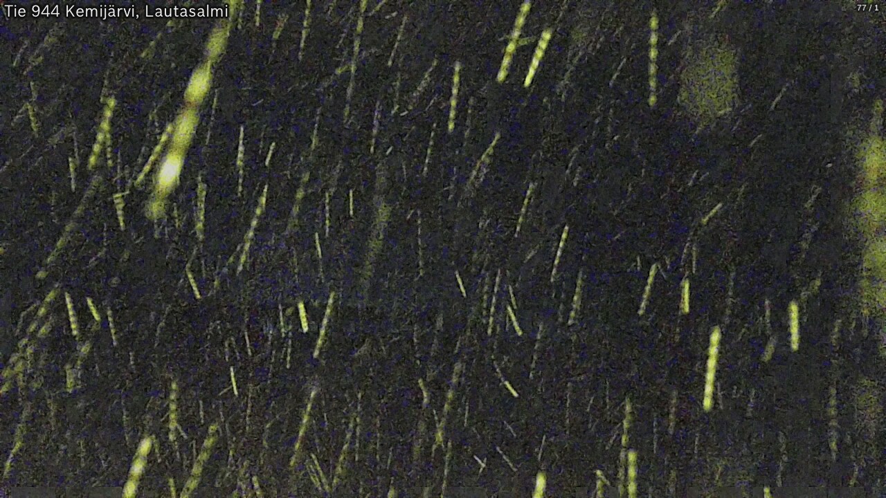 Weather Camera Image Väg 944 Kemijärvi, Lautasalmi, Kemijärvi, Lappi