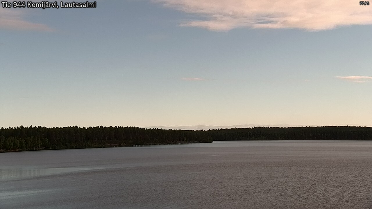 Weather Camera Image Väg 944 Kemijärvi, Lautasalmi, Kemijärvi, Lappi