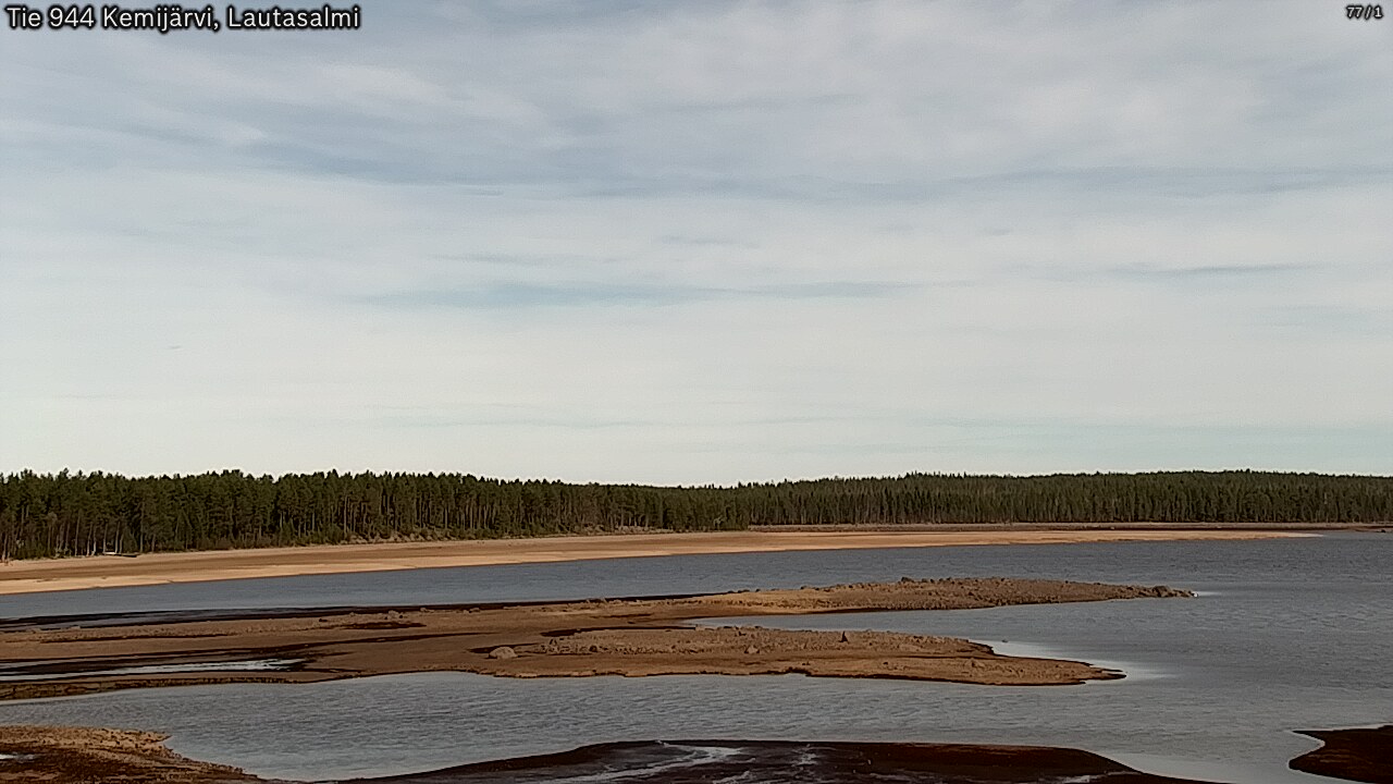 Weather Camera Image Väg 944 Kemijärvi, Lautasalmi, Kemijärvi, Lappi