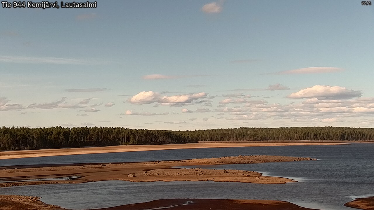 Weather Camera Image Väg 944 Kemijärvi, Lautasalmi, Kemijärvi, Lappi