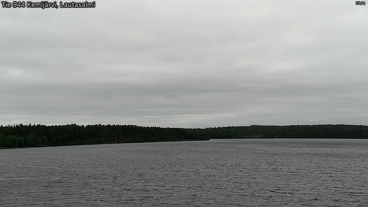 Weather Camera Image Väg 944 Kemijärvi, Lautasalmi, Kemijärvi, Lappi