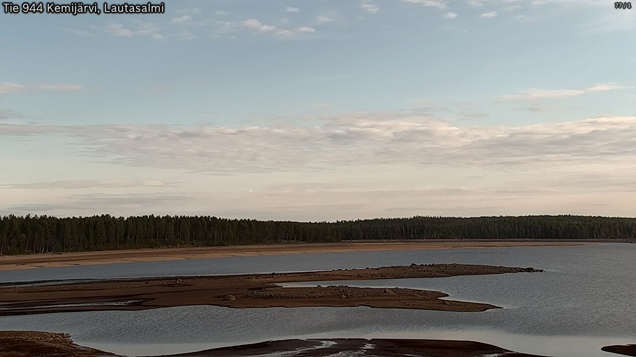 Weather Camera Image Road 944 Kemijärvi, Lautasalmi, Kemijärvi, Lappi