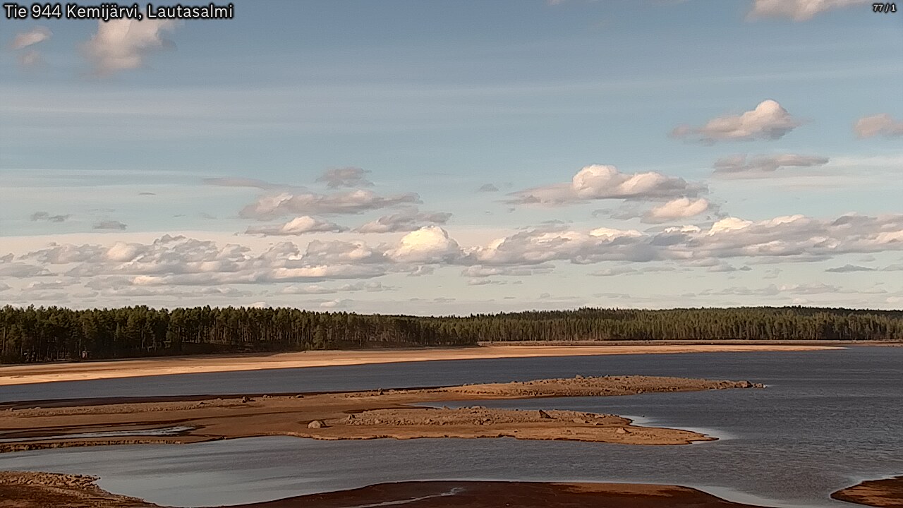 Weather Camera Image Väg 944 Kemijärvi, Lautasalmi, Kemijärvi, Lappi