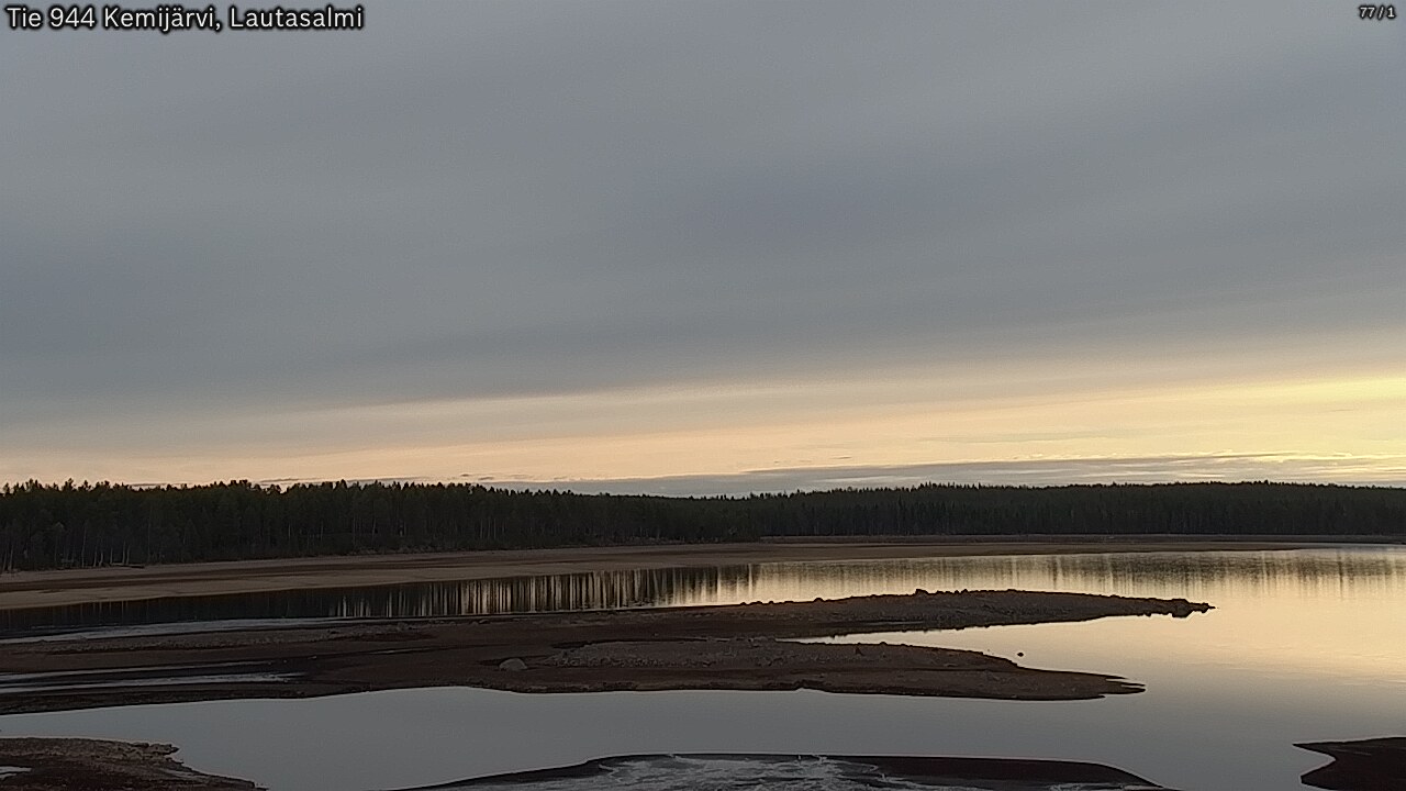 Weather Camera Image Väg 944 Kemijärvi, Lautasalmi, Kemijärvi, Lappi
