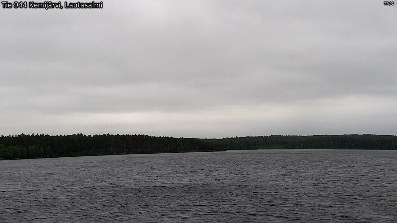 Weather Camera Image Road 944 Kemijärvi, Lautasalmi, Kemijärvi, Lappi