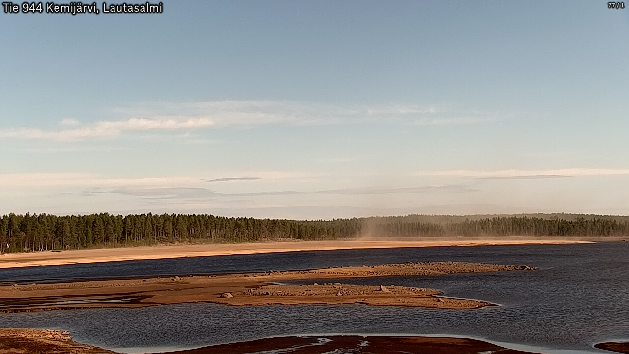 Weather Camera Image Road 944 Kemijärvi, Lautasalmi, Kemijärvi, Lappi